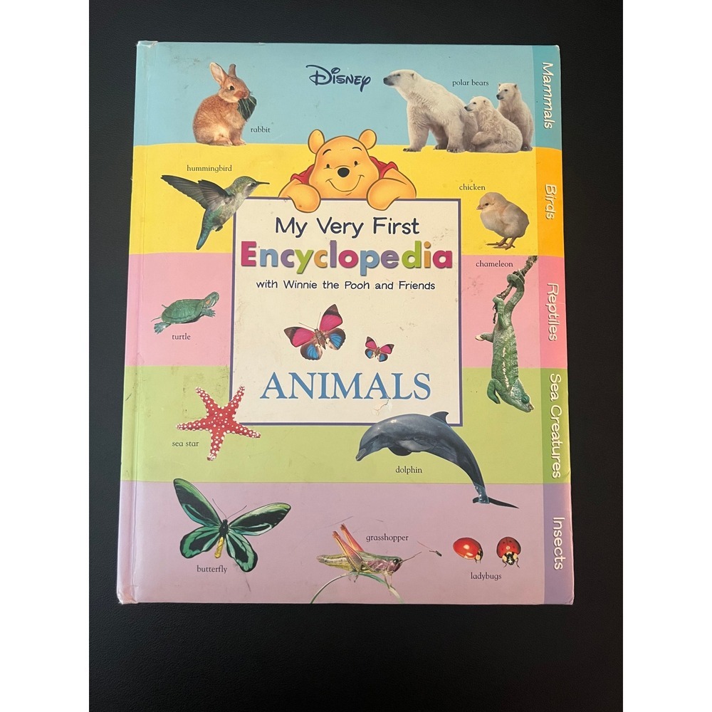 Disney Winnie the Pooh My Very First Encyclopedia Animals Hardcover 2008 Book